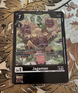 Digimon Card Game Jagamon EX7-045 C Limited Foil Digimon Liberator Alt Art - Image 1