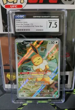 Eevee 173 Sv: Scarlet & Violet Promo Cards Holo CGC Grade 7.5 - Image 1
