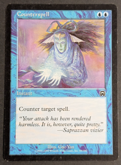 MTG Card - 1x Counterspell - Mercadian Masques LP - Vintage Magic The Gathering - Image 1