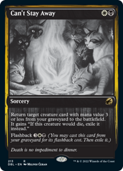 Can't Stay Away (Grayscale) Innistrad: Double Feature - Midnight Hunt NM - Image 1