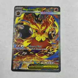 Mega Emboar ex 273/217 SIR Full Art Secret Rare Pokemon Ascended Heroes MINT - Image 1
