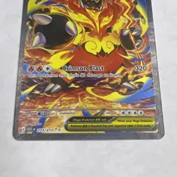 Mega Emboar ex 273/217 SIR Full Art Secret Rare Pokemon Ascended Heroes MINT - Image 2