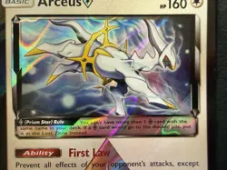 Arceus Prism Star - 96/131 - Holo Rare Pokemon Forbidden Light LP - Image 2