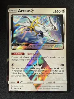 Arceus Prism Star - 96/131 - Holo Rare Pokemon Forbidden Light LP - Image 3
