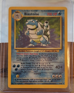 Pokemon TCG Blastoise 2/102 Base Set Holo Rare English 1999 Wizards of the Coast - Image 1