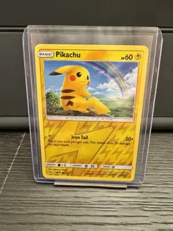 Pikachu 28/73 Common Shining Legends Pokemon Reverse Holo NM/M - Image 1
