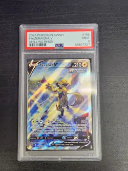 Pokemon Zeraora Chilling Reign #166/198 Graded PSA 9 - Image 1