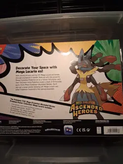 Pokemon Mega Evolution Ascended Heroes Premium Poster Collection Mega Lucario EX - Image 3