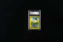 2002 POKEMON EXPEDITION REVERSE HOLO #100 CHIKORITA CGC 9 - Image 1
