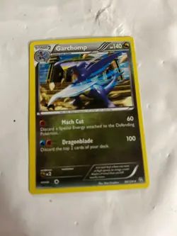 Garchomp 90/124 Holo Rare Dragons Exalted Pokemon Lightly Played - Image 1