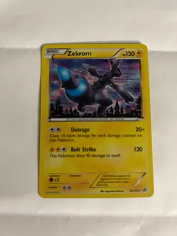 Zekrom 51/113 Holo Rare Legendary Treasures Pokemon Lightly Played - Image 1