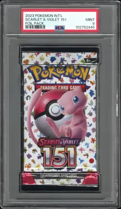 Pokemon 151 Authentic Sealed Booster Pack English PSA 9 Mint - Image 1