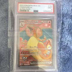 Pokemon Charizard ex Ultra Rare Holo Sv: Scarlet & Violet 151 183/165 PSA 9 2023 - Image 1