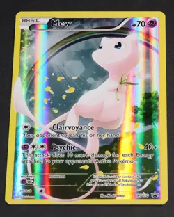 MEW 2016 XY110 Black Star PROMO MYTHICAL POKEMON COLLECTION FULL ART HOLO NM! - Image 1