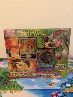 Pokemon Card Game Special Deck Set Charizard VSTAR vs Rayquaza VMAX Japanese - Image 1