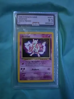 1999 Pokemon Mewtwo Movie Blackstar Promo - Image 1
