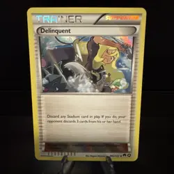 Pokemon Delinquent Trainer Supporter Promo Alternate Art Holo 098A/122 2018 - Image 1