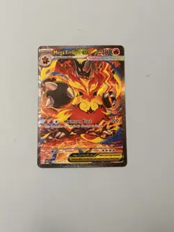Mega Emboar ex 273/217 SIR Full Art Secret Rare Pokemon Ascended Heroes SO SHARP - Image 1