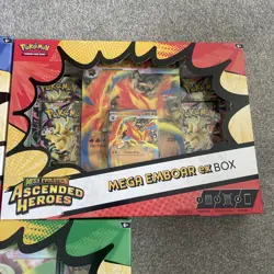 Pokemon TCG - Mega Evolution Ascended Heroes Mega EX Box Set of 3 New - Image 3