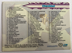 Topps Pokemon The Movie 2000 Checklist Lugia - Image 2