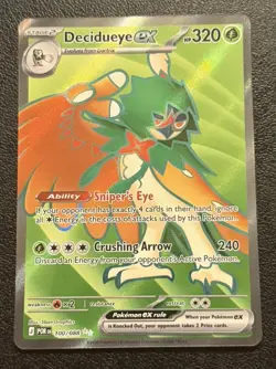 Decidueye ex 100/088 Perfect Order Holo Ultra Rare Full Art Pokemon TCG NM - Image 1