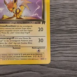Pokemon- Dunkles Blitza (Dark Jolteon) Team Rocket German 38/82 Uncommon 1st ed - Image 5