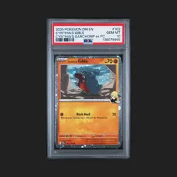 2025 POKEMON DRI EN-DESTINED RIVALS #102 CYNTHIA'S GIBLE PSA 10 - #2 - Image 2