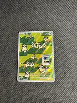 Pokemon TCG Pidgey 207/197 SV03: Obsidian Flames Illustration Rare NM - Image 3