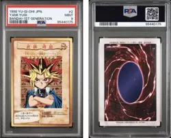 PSa9 1998 YU-GI-OH! JPN. YAMI YUGI BANDAI-1ST GENERATION - Image 1