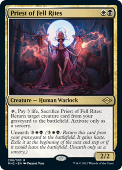 Priest of Fell Rites NM, English MTG Modern Horizons 2 - Image 1