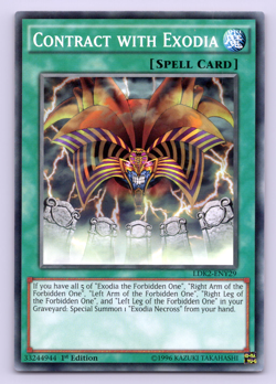 Contract with Exodia - LDK2-ENY29 - Common - 1st Edition Yugioh - Image 1