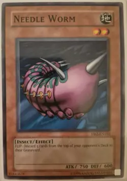 YuGiOh Needle Worm DB2-EN102/GLD1-EN006 - Image 1