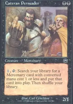 Cateran Persuader NM, English MTG Mercadian Masques - Image 1