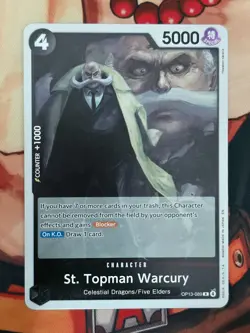 OP13-089 - St. Topman Warcury (R) - One Piece TCG - English - Image 1