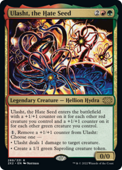 Ulasht, the Hate Seed Double Masters 2022 NM Red Green Rare MAGIC CARD ABUGames - Image 1