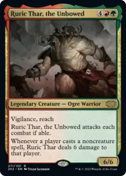 Ruric Thar, the Unbowed Double Masters 2022 NM Red Green Rare MTG CARD ABUGames - Image 1