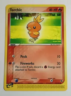 TORCHIC - #73/109 - Pokemon EX Ruby and Sapphire Common Non Holo TCG Card NM - Image 1