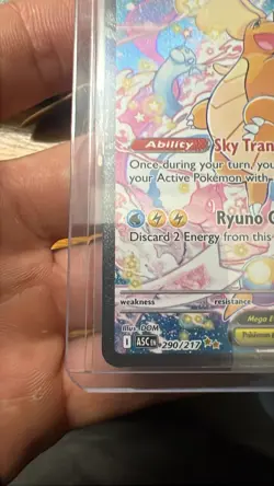 Pokemon Mega Dragonite EX Ultra Rare Full Art Holo Card 290/217 HP 370 - Image 5