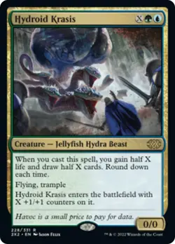 Hydroid Krasis Double Masters 2022 NM Blue Green Mythic Rare MAGIC CARD ABUGames - Image 1