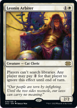 Leonin Arbiter Double Masters 2022 MINT White Rare MAGIC GATHERING CARD ABUGames - Image 1
