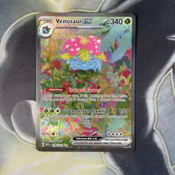 Pokemon TCG Venusaur EX Scarlet & Violet 151 Card 198/165 English - Image 1