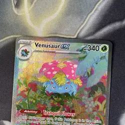 Pokemon TCG Venusaur EX Scarlet & Violet 151 Card 198/165 English - Image 2