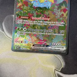 Pokemon TCG Venusaur EX Scarlet & Violet 151 Card 198/165 English - Image 3