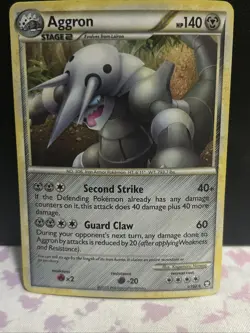 Pokemon Card - Aggron Triumphant 1/102 Holo Rare Cosmo - Image 1