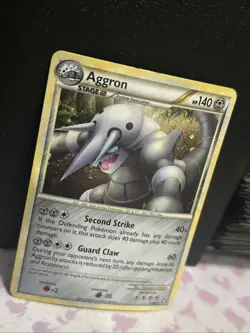 Pokemon Card - Aggron Triumphant 1/102 Holo Rare Cosmo - Image 2