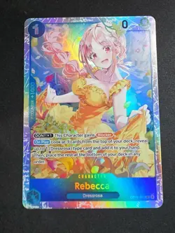 Rebecca OP15-053 SR Adventure on KAMI’s Island English ONE PIECE Card - Image 1