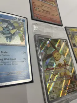Pokemon TCG SVP Holo Eevee, Vaporeon, Flareon, Jolteon 4-Card Lot - Image 3