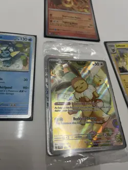 Pokemon TCG SVP Holo Eevee, Vaporeon, Flareon, Jolteon 4-Card Lot - Image 5