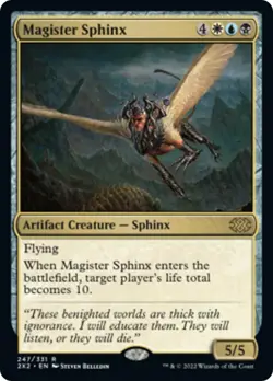 Magister Sphinx FOIL Double Masters 2022 NM Artifact Rare CARD ABUGames - Image 1