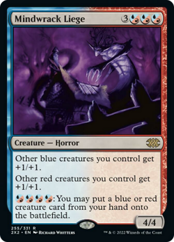 Mindwrack Liege FOIL Double Masters 2022 NM Blue Red Rare MAGIC CARD ABUGames - Image 1